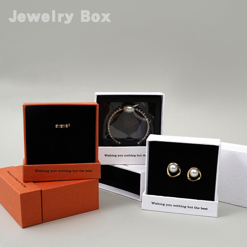 paper cardboard luxury sliding gift packaging boxes bracelet jewelry drawer box