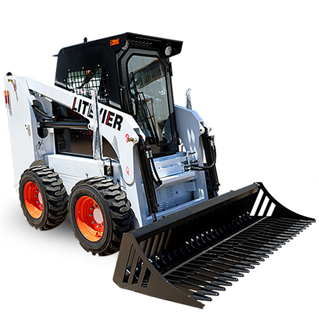 factory Outlet skid steer loader small  skid steer loader 4 wheel drive small Skid Steer Loader