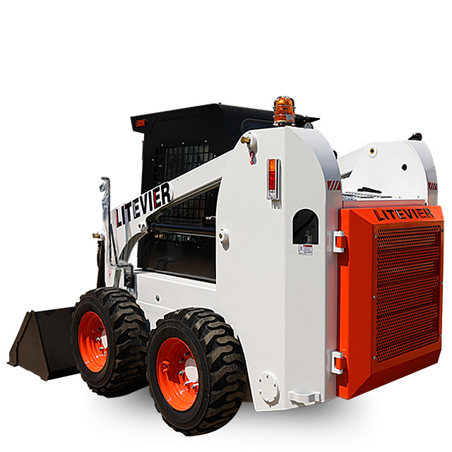 Euro 5 CE EPA Small Loader China Manufacturer Small Wheel Loader 800KG 1 ton 2 ton Mini skid steer loader For Sale