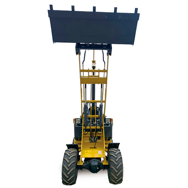 Factory 4WD four-wheel drive mini electric front end backhoe forklift truck tractor battery loader