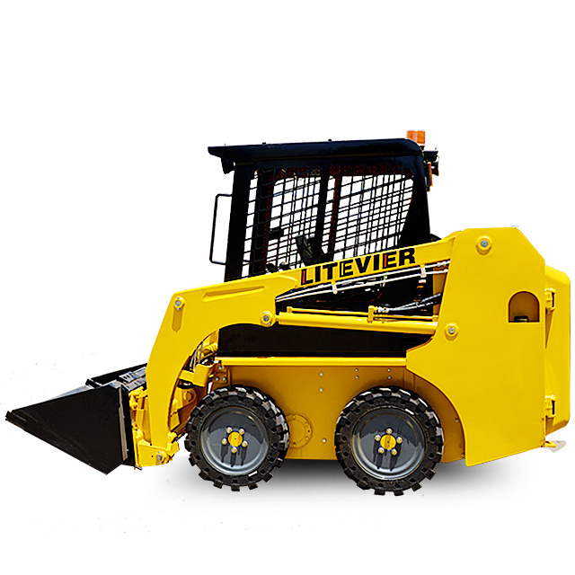 factory Outlet skid steer loader small  skid steer loader 4 wheel drive small Skid Steer Loader