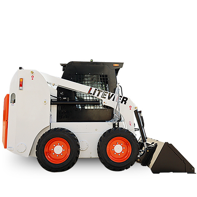 Euro 5 CE EPA Small Loader China Manufacturer Small Wheel Loader 800KG 1 ton 2 ton Mini skid steer loader For Sale