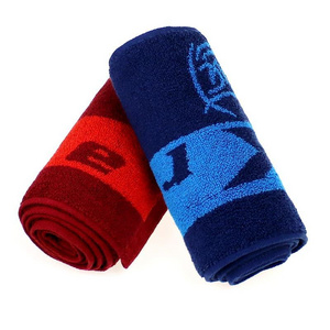 Personalized Printing Jacquard Custom With Logo Toalla Recreational Absorb Sweat Fitness Workout 100% Cotton Gym Sports Towel