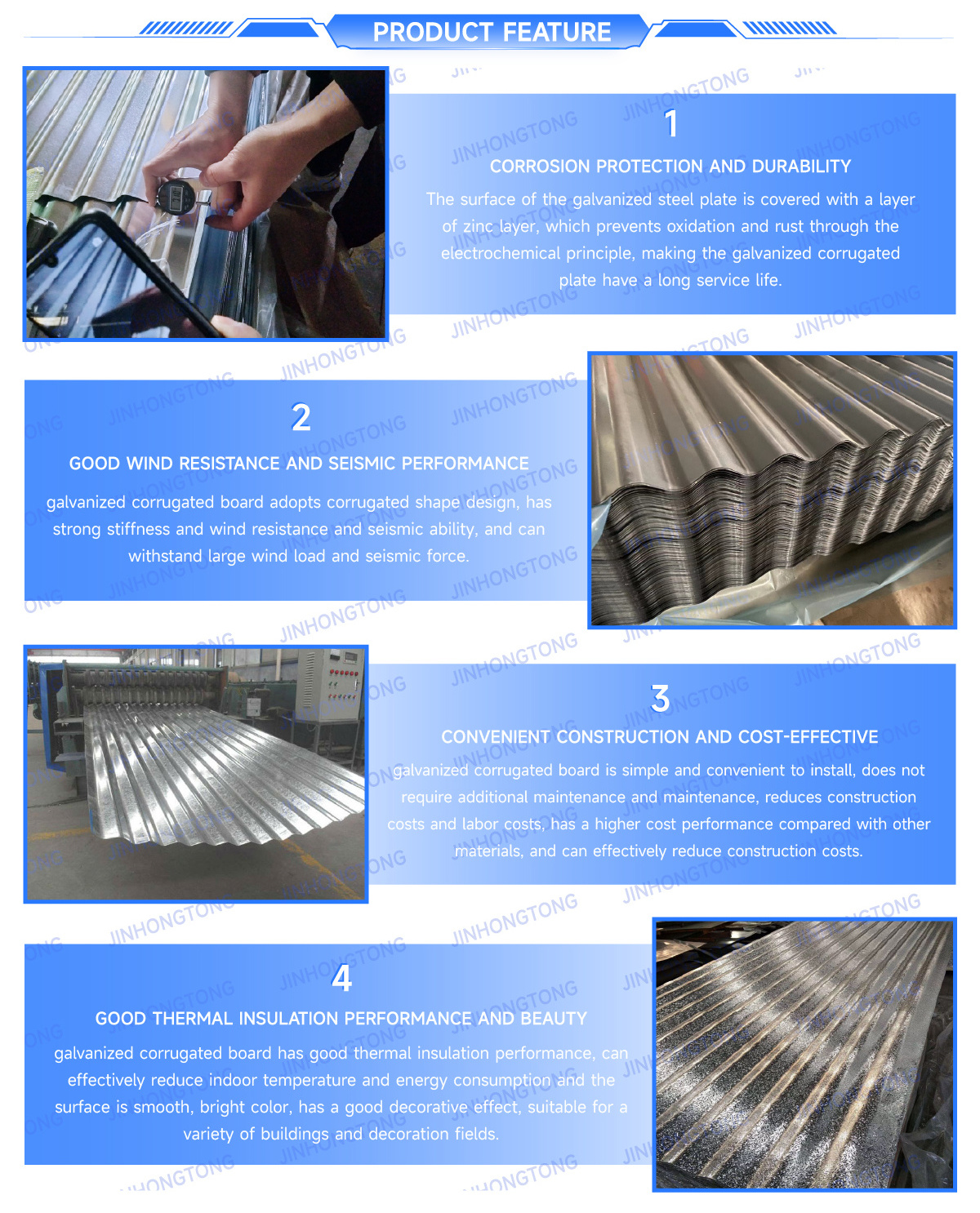 Thickness custom gi gl Aluzinc coated Corrugated Galvanized Aluminum Galvalume steel roof sheet/tile