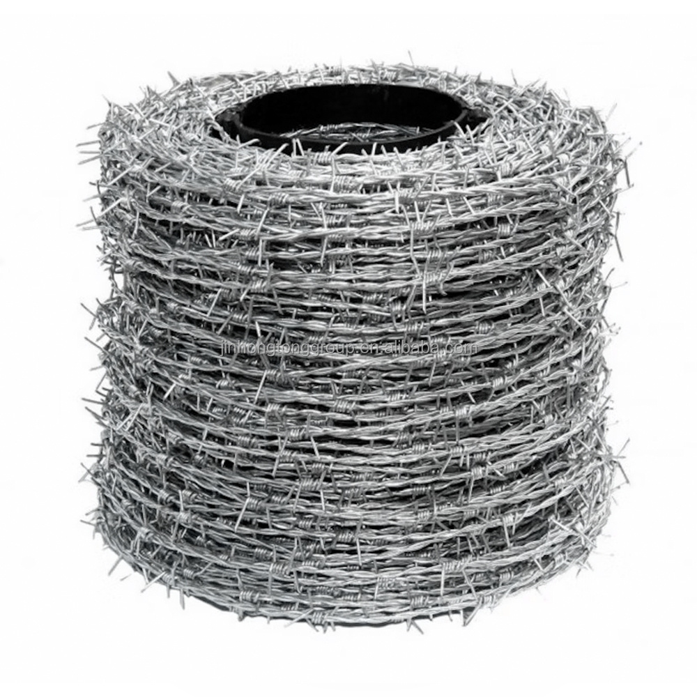 Factory High Quality Galvanized Barbed Wire Alambre De Puas 500 Metros Precio steel wire