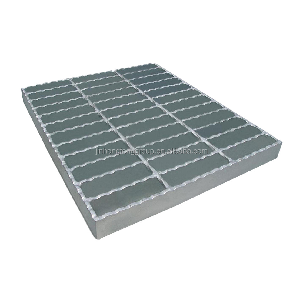 Supply Factory Galvanized Metal Steel Grating Walkway Platform Stair Treads Trench Drainage Cover