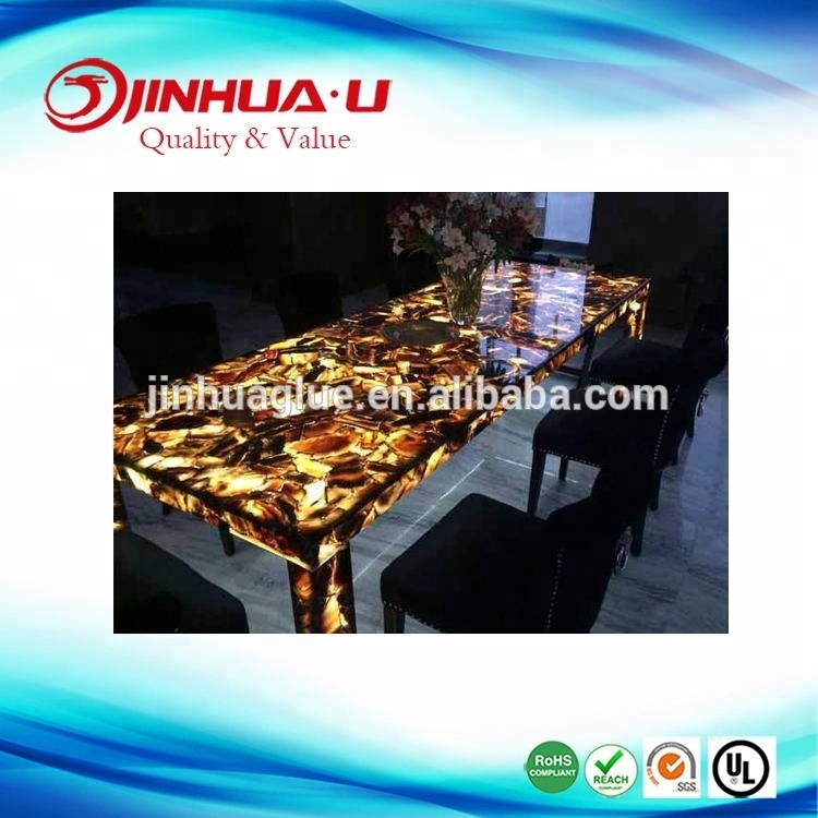 20kg/set 3:1 Metallic Table Top Epoxy Resin AB Glue