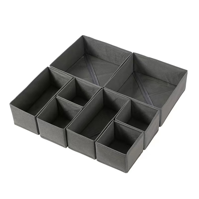 Hot Sell Foldable Underwear Drawer Organizer for Clothes Bathroom Closet Laundry Storage Baskets Organization