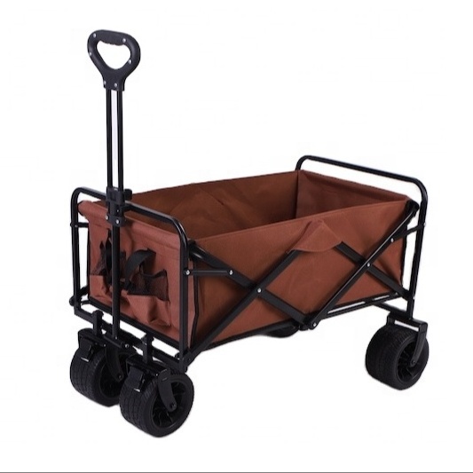 Outdoor Garden Park Utility Kids Portable Beach Folding Trolley Cart  Camping Picnic Foldable Wagon