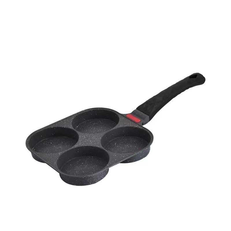 Kala 4 Holes Kitchen Supplier Small Cookware Egg Frying Pan Non Stick Aluminum Cooking Pots And Pans Wholesale Cookware Set