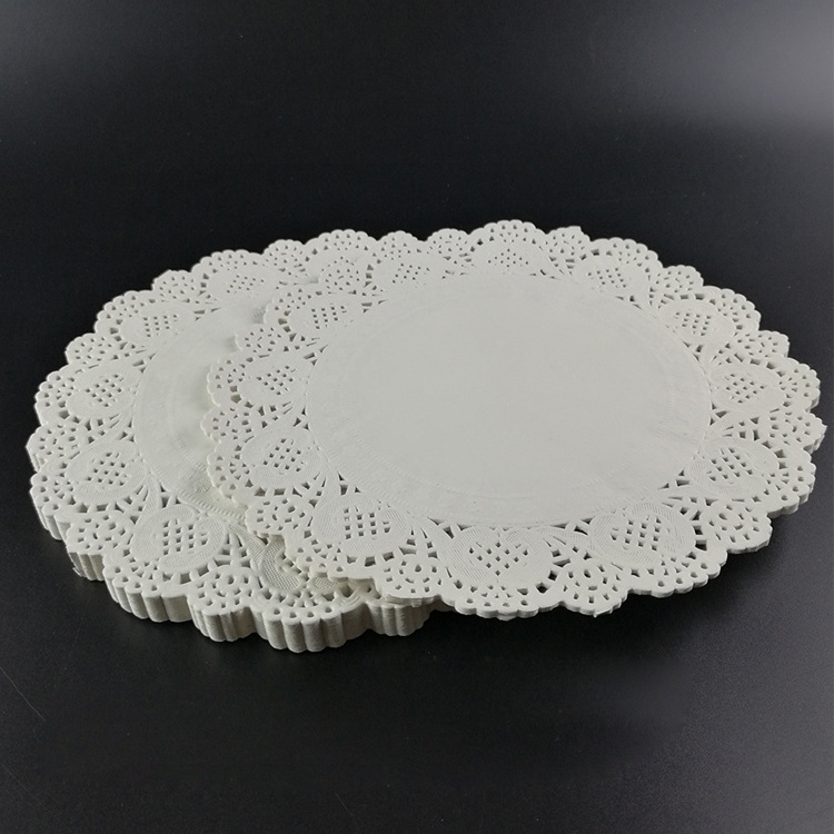 Eco-friendly Paper Doily White Round Table Paper Doilies