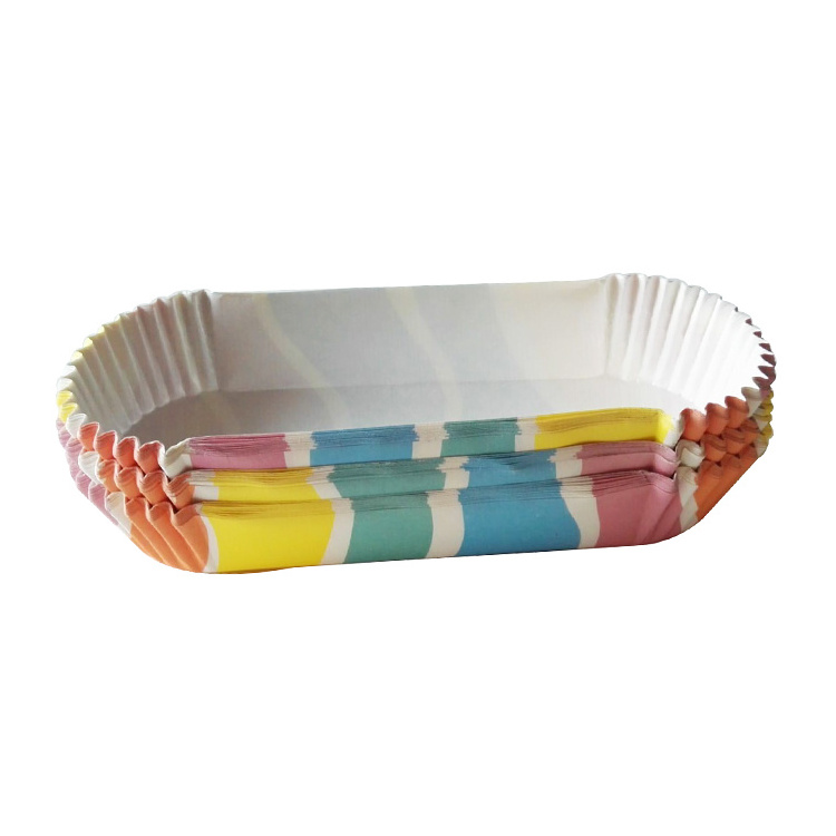 200Pcs/lot Colorful Baking Muffin Cup Case Boat Shape Cupcake Liner