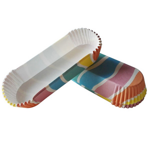 200Pcs/lot Colorful Baking Muffin Cup Case Boat Shape Cupcake Liner