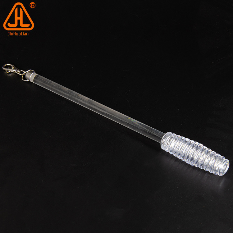 Curtain Pull Push Stick Baton Curtain Pull Wand smart Acryliccurtain rod white 9.5mm 10mm with stainless steel snaps