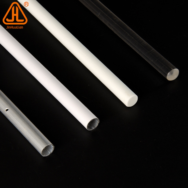 Whole Sale aluminum Curtain Pull Stick ripple fold curtains smart s fold curtain sliver aluminum pull push stick