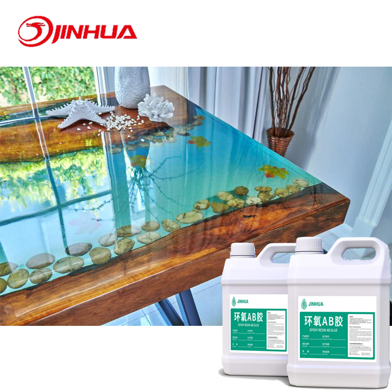 AB Glue Quick Curing Crystal Clear Epoxy Resin for Wood River Table/Epoxy Resin 2:1