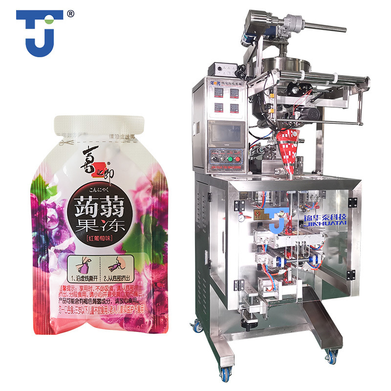 Automatic Pudding Sachet Filling Honey Stick Yogurt Health Snack Pouch Packing Multi-function Konjac Jelly Packaging Machine