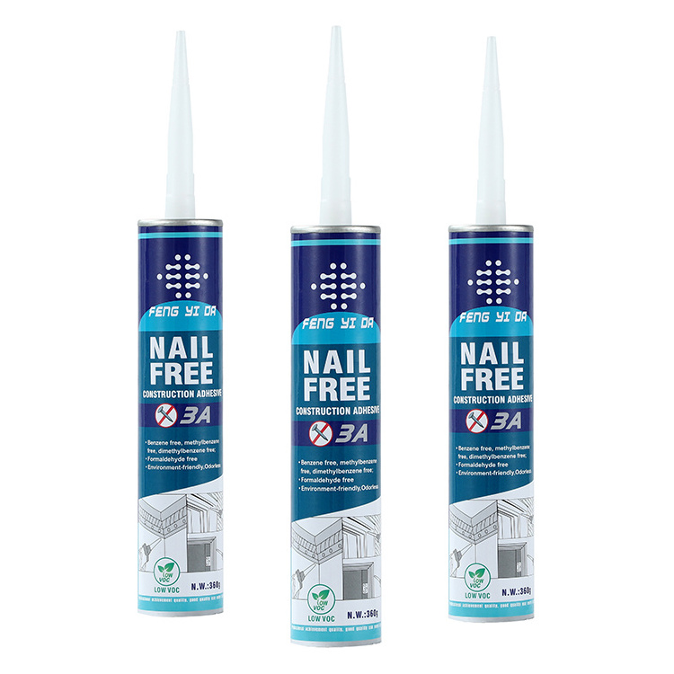 100% safe eco friendly Liquid Nails FuzeIt All Surface Construction Adhesive nail free glue