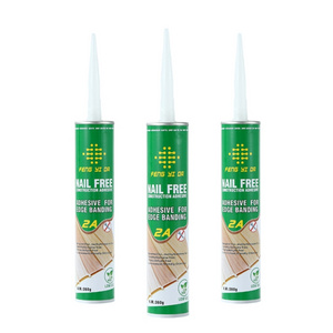 Nail-free adhesive 280 ml  PU Liquid glass sealant Auto Marble Glue Mastic Hardener glass glue