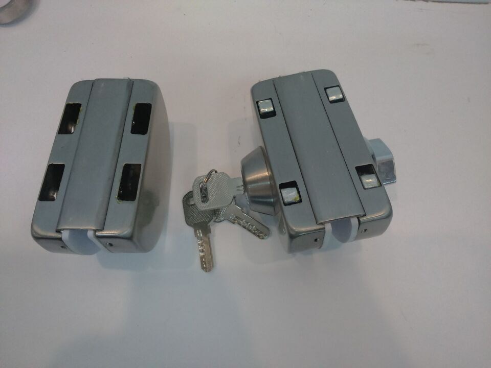 modern and popular Double side open sliding glass door lock