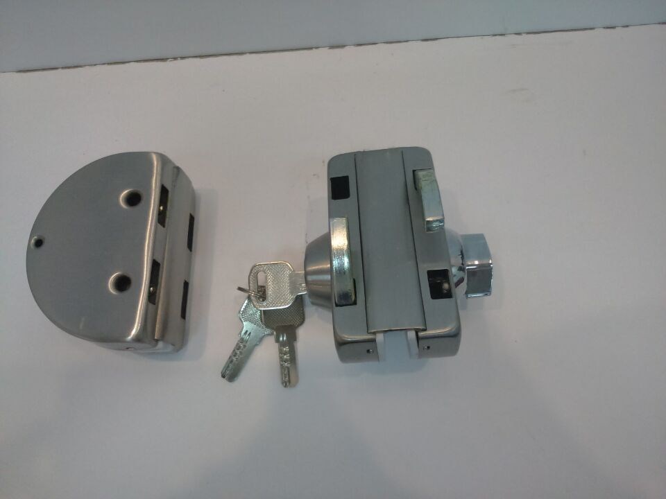 modern and popular Double side open sliding glass door lock