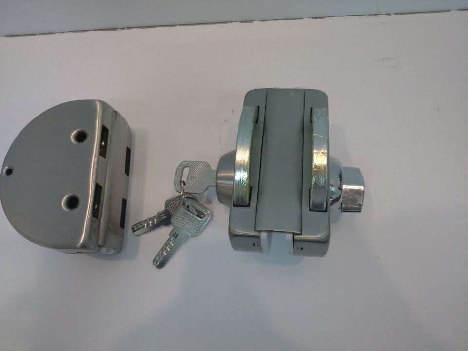 modern and popular Double side open sliding glass door lock