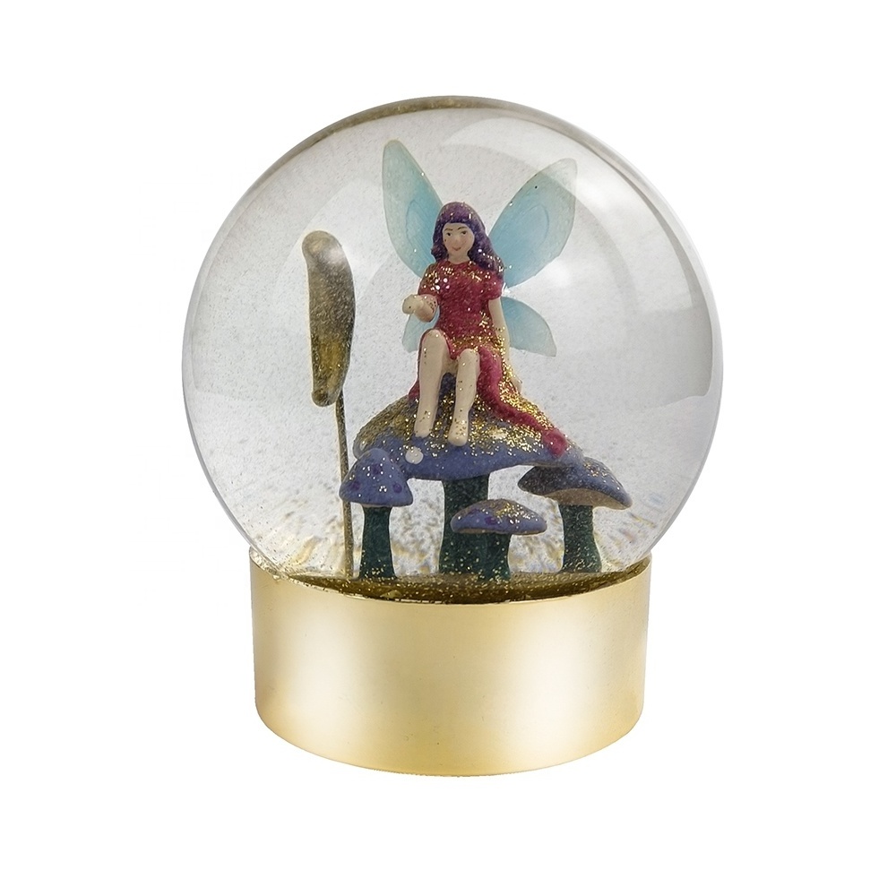 new arrival custom wholesale home decor musical  water snow globe crystal snow globe for easter