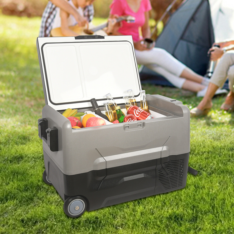 12v electric portable with chopping board handle meat surf fishing beach luxury beverage ice box cooler