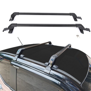 Hot Sale Steel Black Bracket Removable Steel Power Coating Universal Roof Rack With gutter type