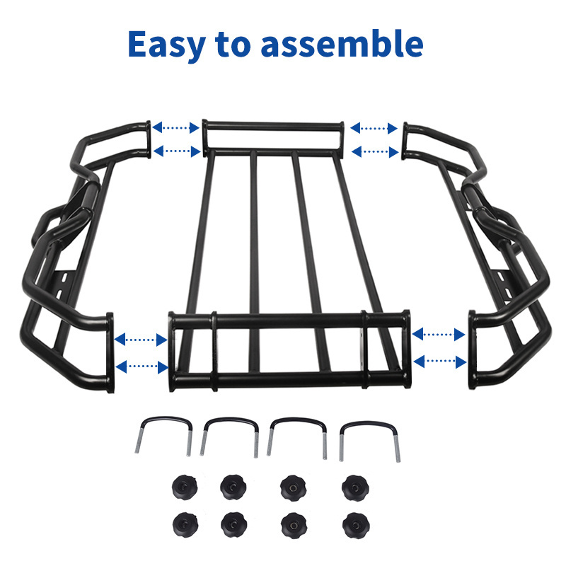 heavy duty car pickup truck luggage carrier Steel Alloy roof rack universal car roof rack 4X4