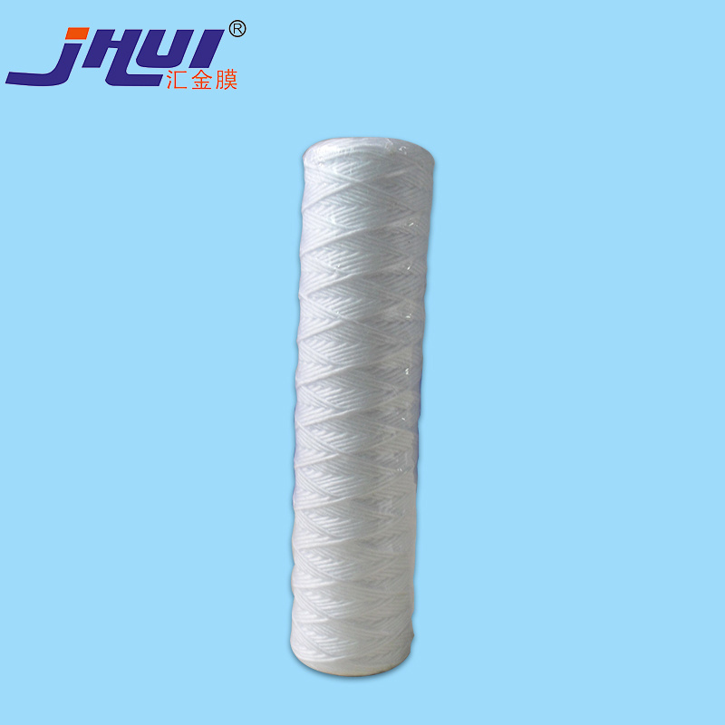 1 micron 5 micron string wound filter cartridge 10inch for water treatment