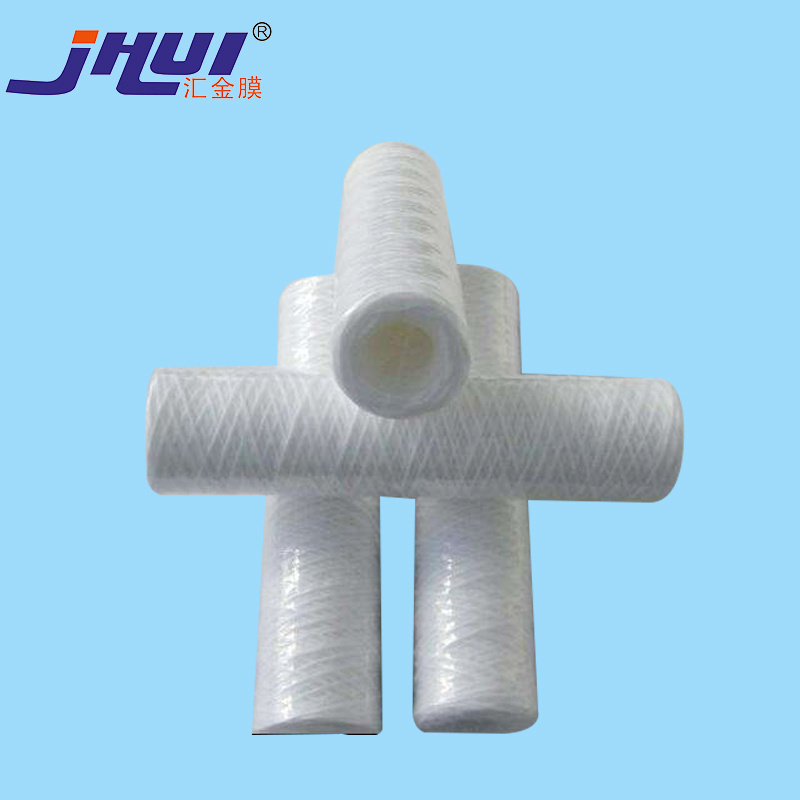 1 micron 5 micron string wound filter cartridge 10inch for water treatment