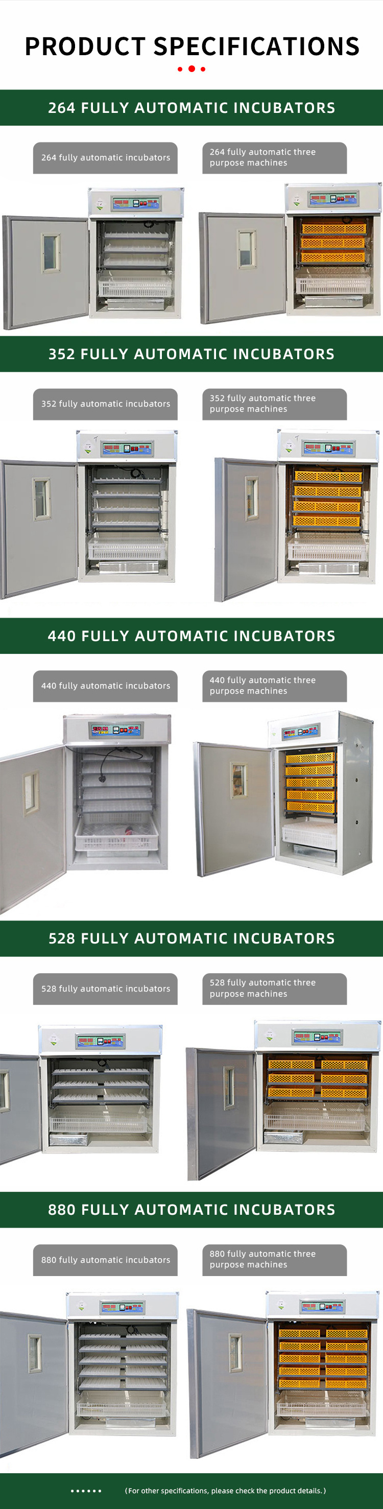 Great faem hot sale 1056 chicken eggs 2023 Poultry Hatcher Incubator for chicken duck quail bird