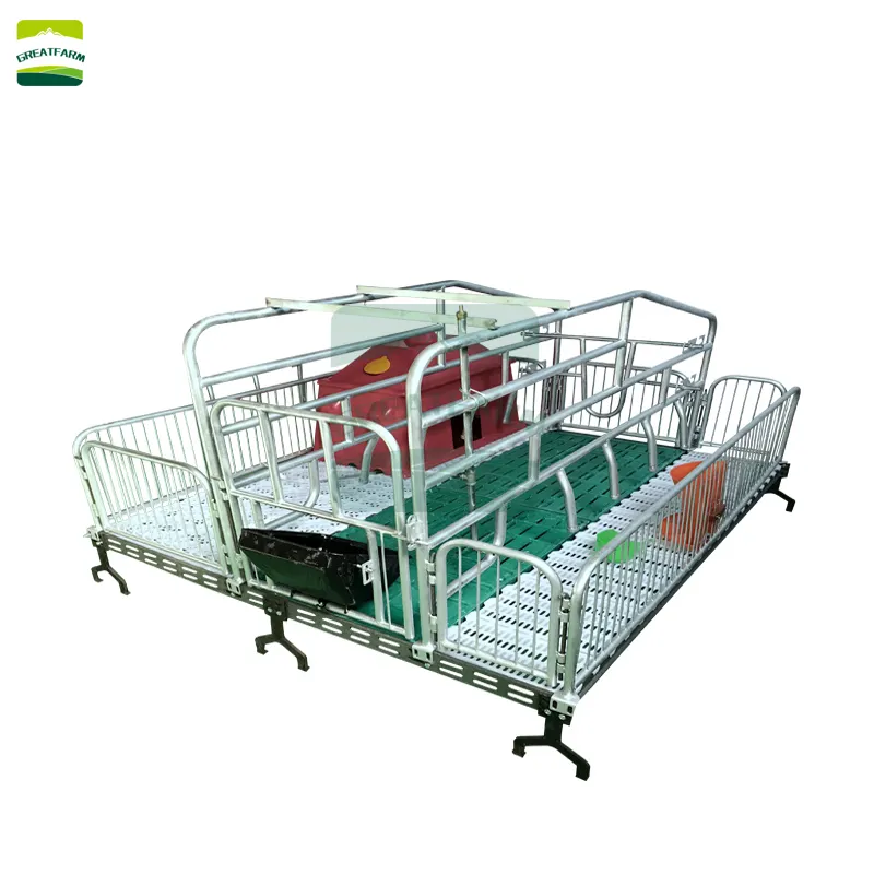 Animal birth bed farm raising equipment cast iron pig pen sow farrowing crate for sale Pig cage with The pig obstetric table