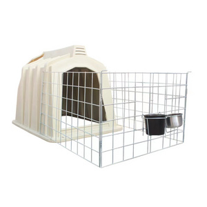 Factory Price Cow  Equipment  Calf Hutch  with Hot Dip Galvanized Fence  Solid and Durable Livestock House Calf Hutch Cow House