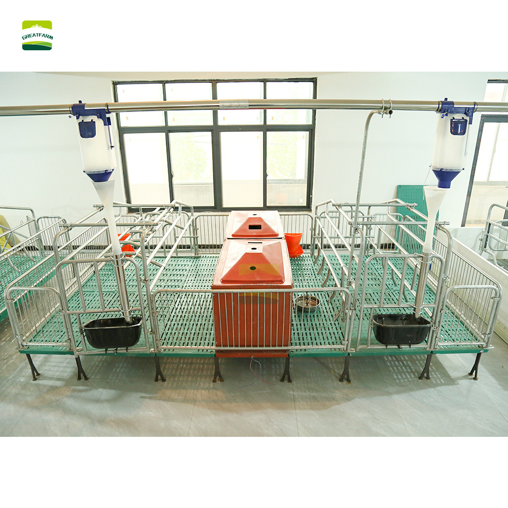 Animal birth bed farm raising equipment cast iron pig pen sow farrowing crate for sale Pig cage with The pig bed obstetric table