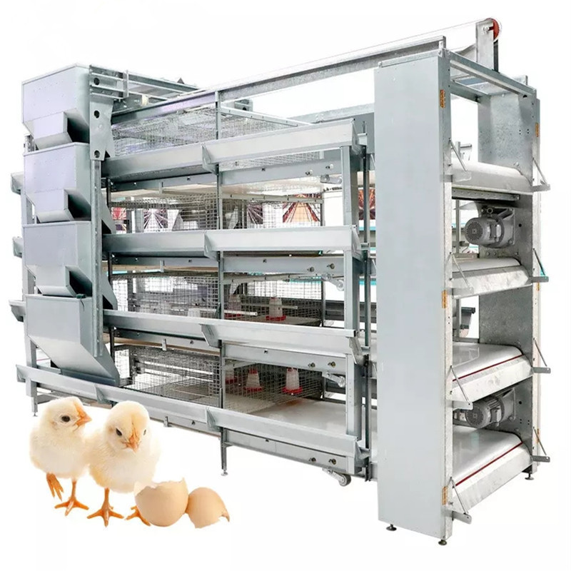 2023 New Product Automatic Pullet Chick Battery Cage Chicken Nesting Box Provided Chicken Coops H Type Layer Chicken Cage 1503