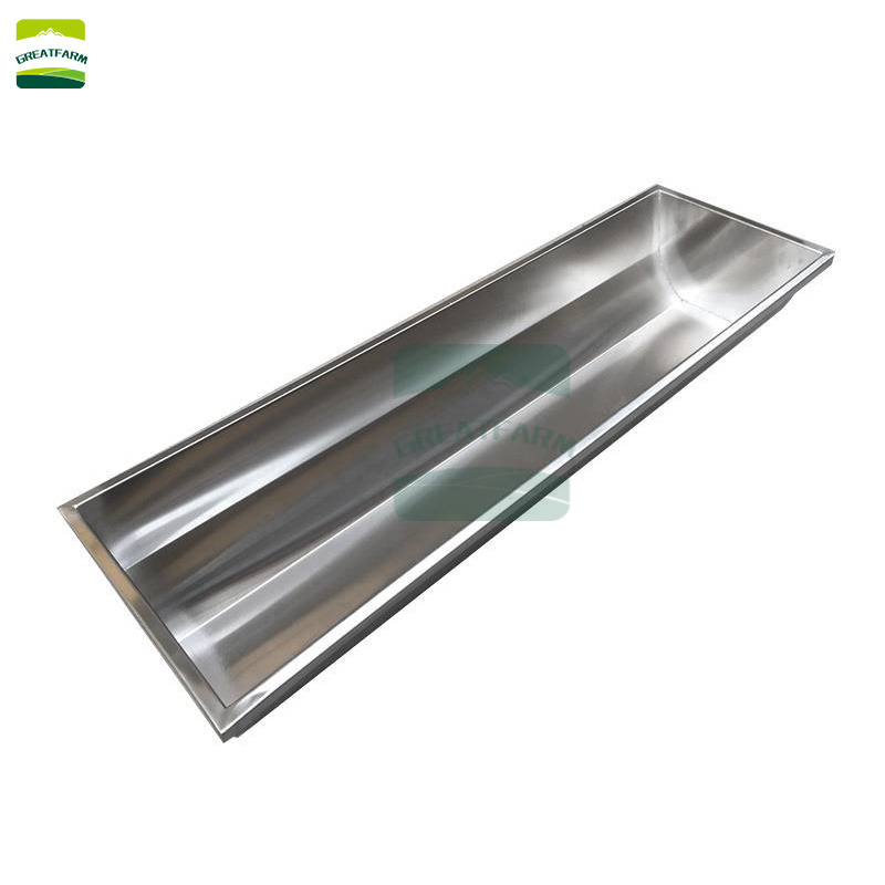 stainless steel drinking trough cattle water drinking trough stainless steel drinking trough at farm