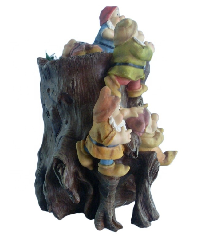 Traditional Figurine the seven dwarfs Resin Figurine Fairy Garden Accessories Outdoor,Garden Gnomes Decorations