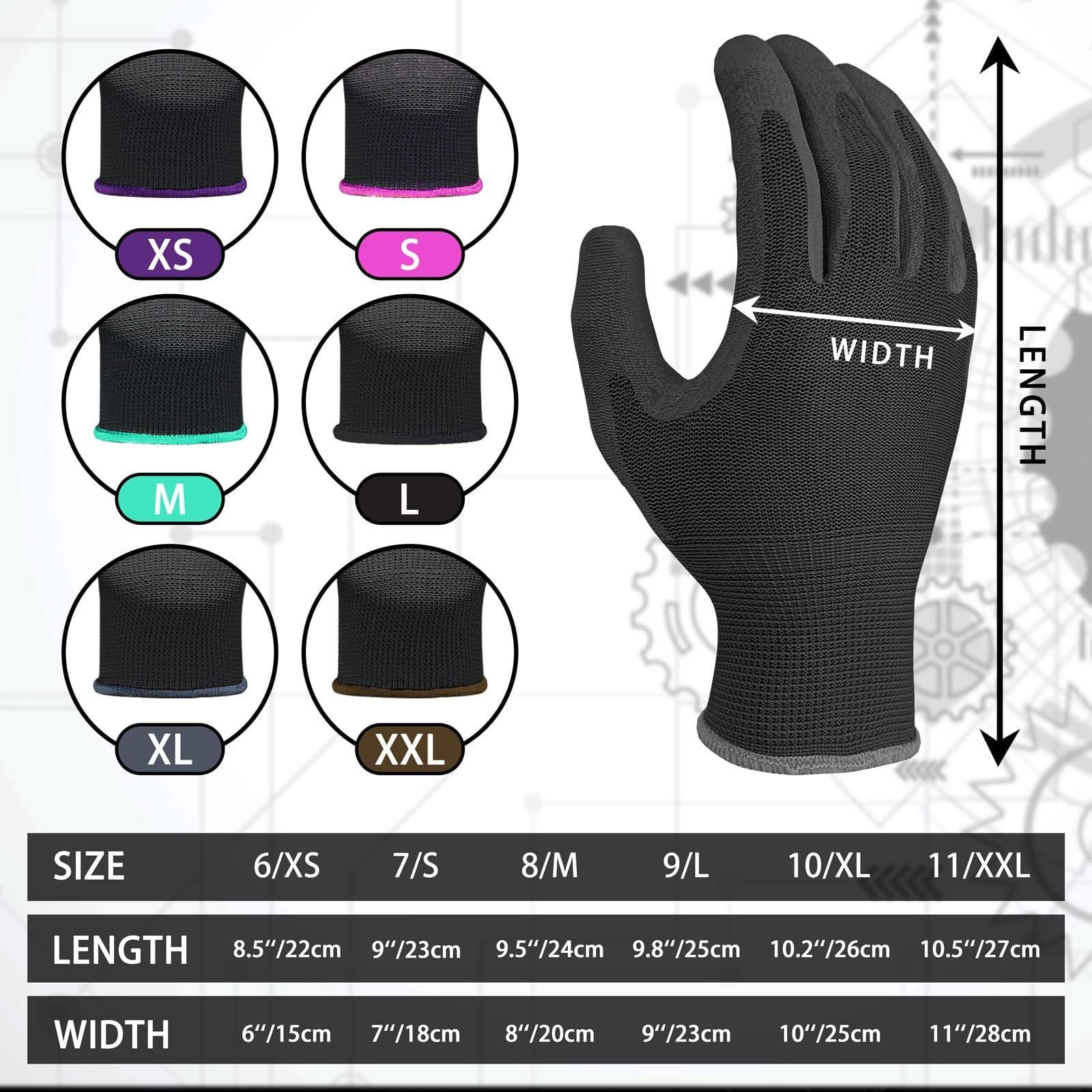 High Quality Customized Logo Hot Sell 13gauge PU Coated Safety Gardening Construction Work Man Woman hand garden Gloves