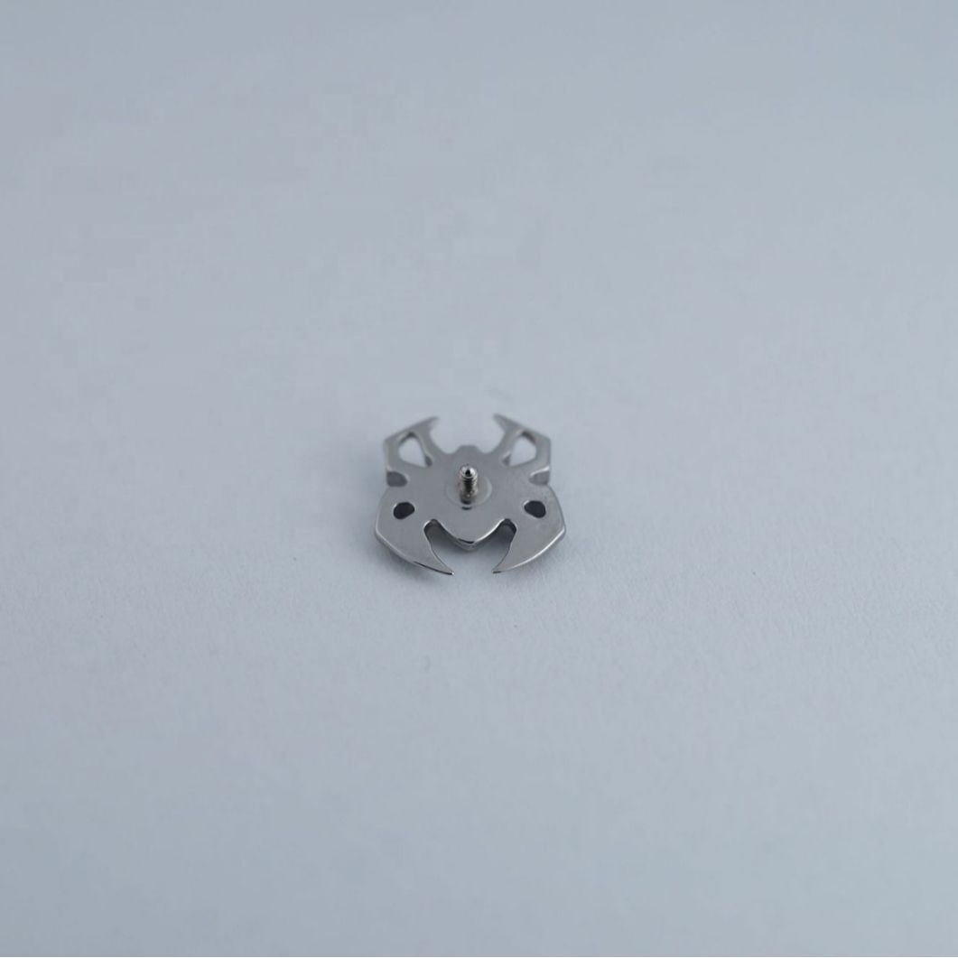 G23 Titanium Spider Lip Cartilage Earring