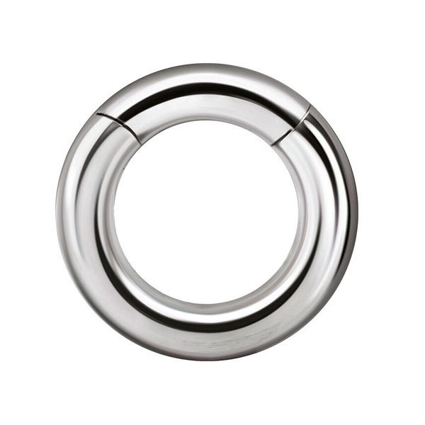 G23 Titanium big gauge Large Gauge Hinged Clicker Segment Hoop Ring