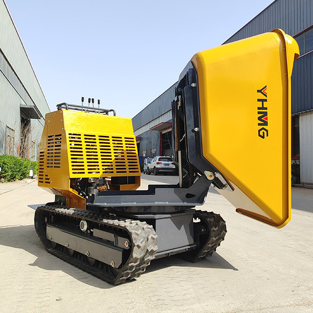 Hot sale small mini dumper 1200kg mini track dumper crawler dumpers mini transporter For Construction