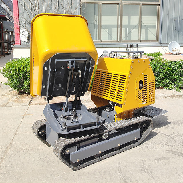 Hot sale small mini dumper 1200kg mini track dumper crawler dumpers mini transporter For Construction