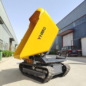 Hot sale small mini dumper 1200kg mini track dumper crawler dumpers mini transporter For Construction