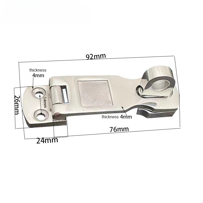 Marine hardware 316 stainless steel mirror polishing good quality hatch latch lock