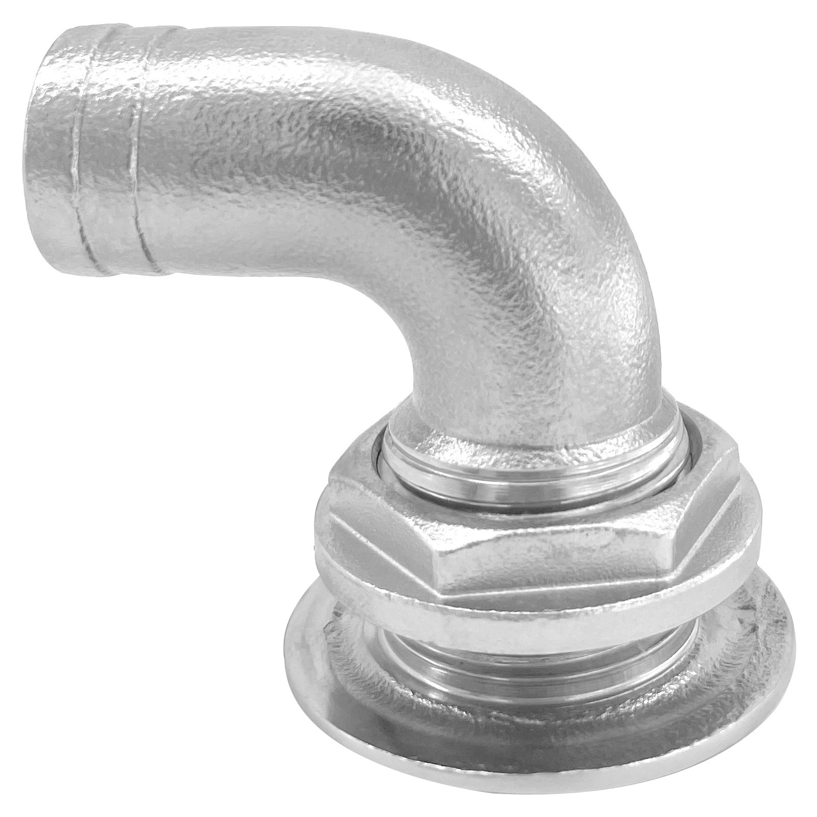 Marine hardware Boat Accessories Thru Hull Outlet 316 Stainless Steel 90 Degree Boat Drain