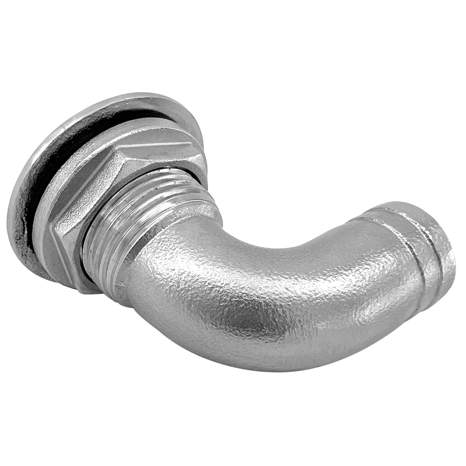 Marine hardware Boat Accessories Thru Hull Outlet 316 Stainless Steel 90 Degree Boat Drain