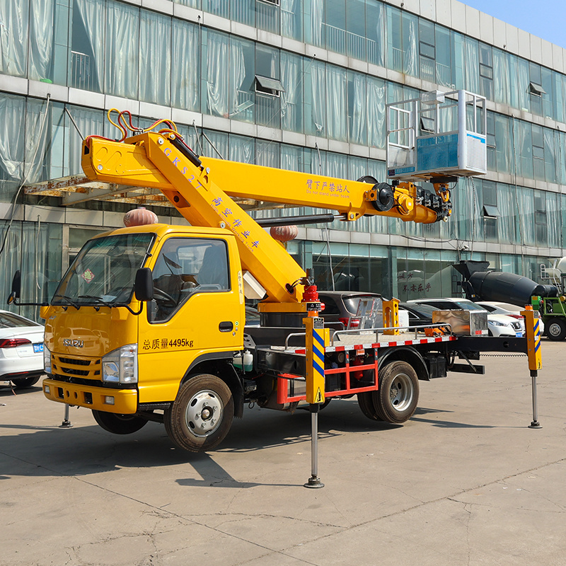 JIUBANG 27m Telescopic lift truck man Lift aerial lift trucks