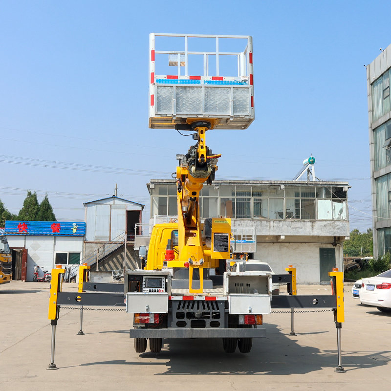 JIUBANG 27m Telescopic lift truck man Lift aerial lift trucks